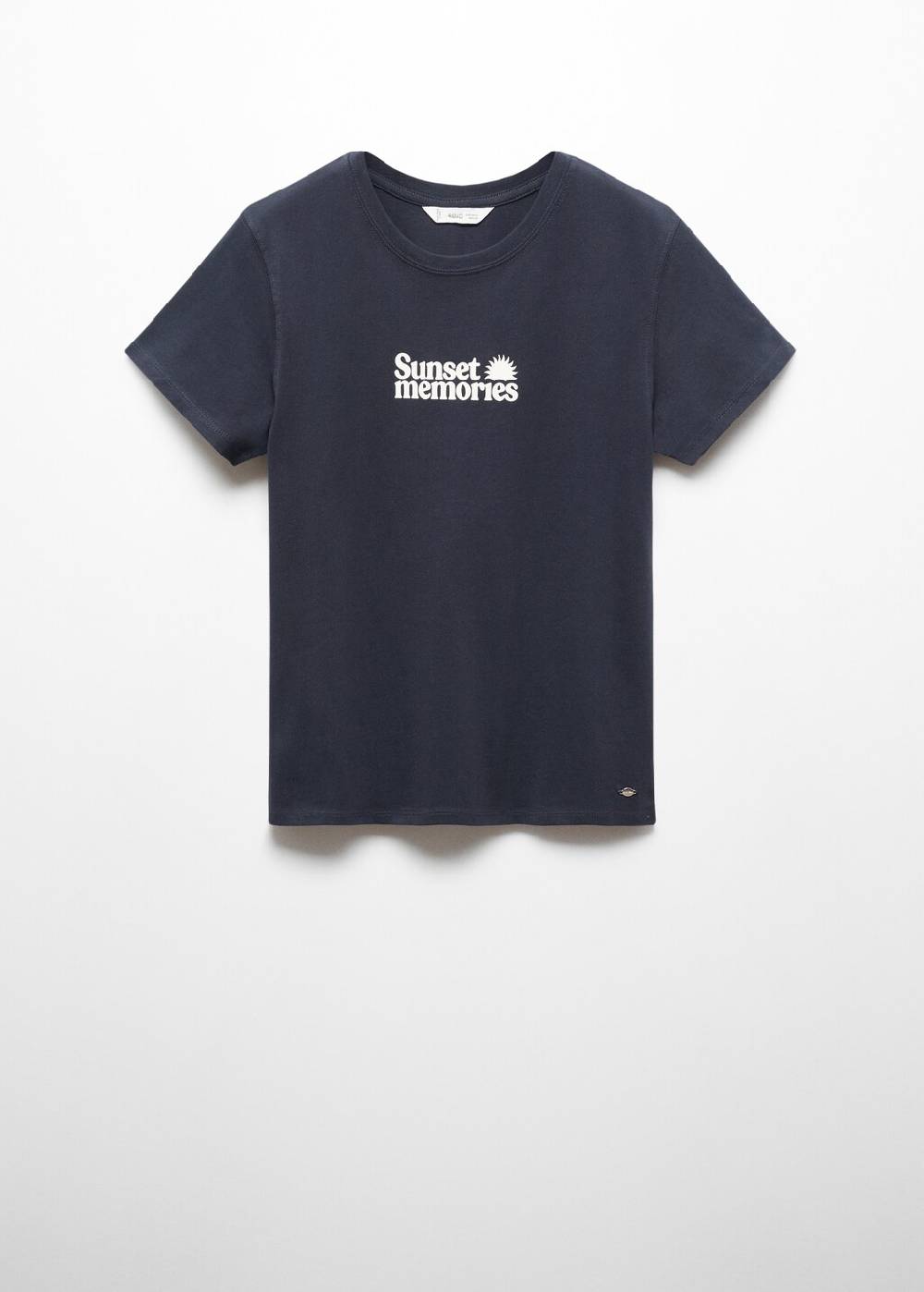 Mango T-Shirt mit Textaufdruck Neueste Mode