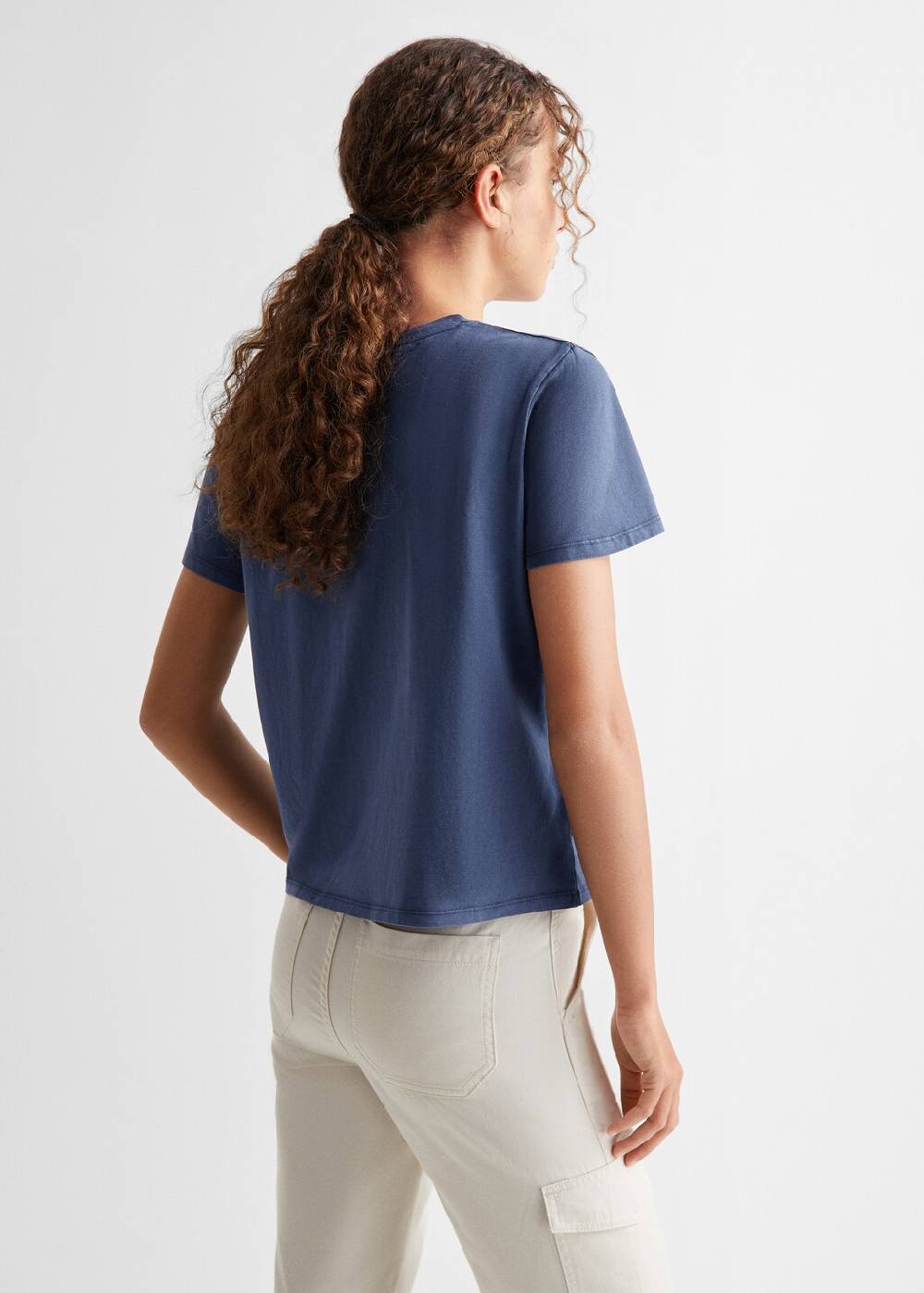 Mango T-Shirt mit Textaufdruck Bestseller