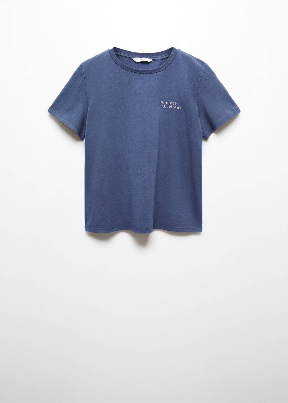 Mango T-Shirt mit Textaufdruck Bestseller