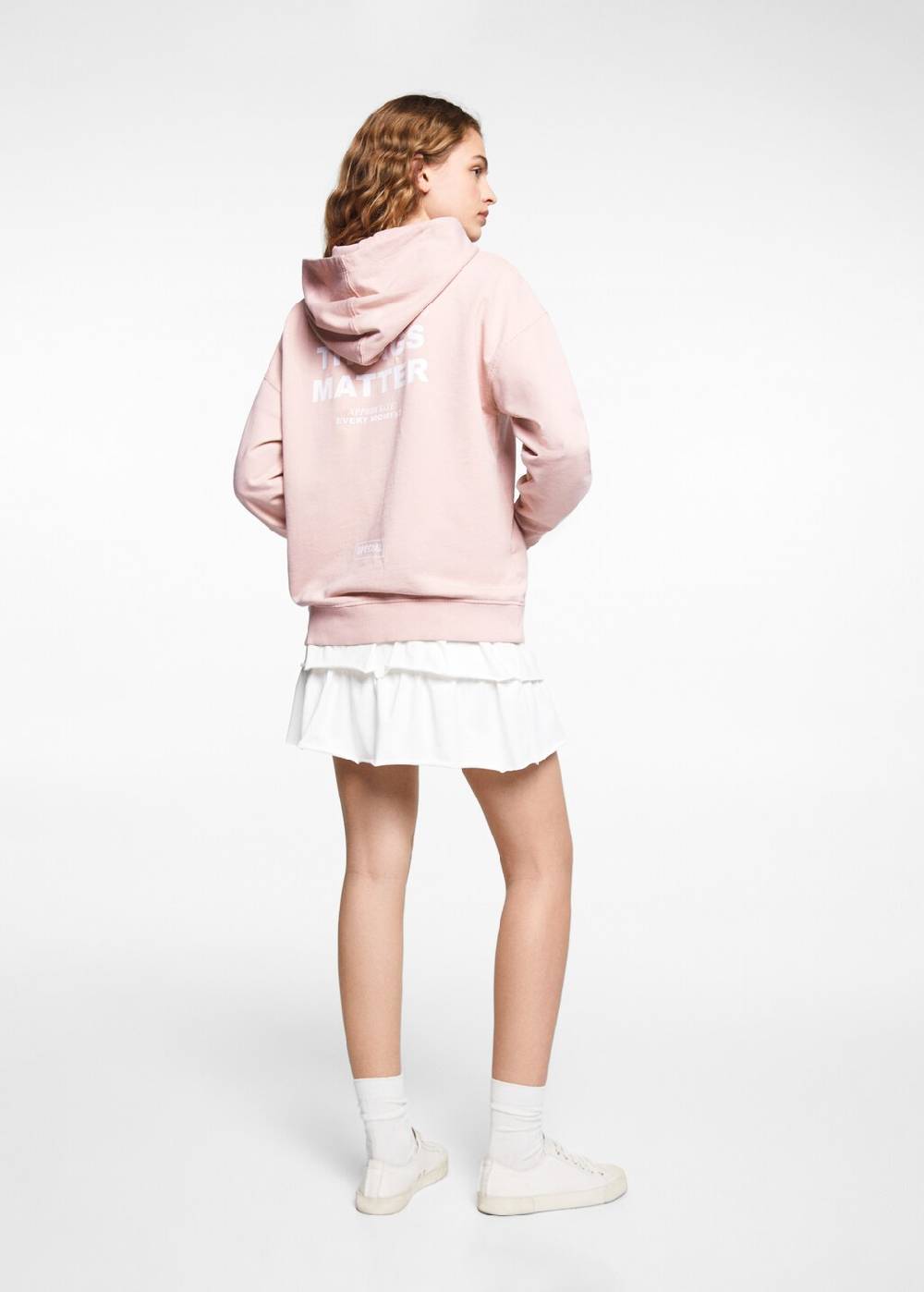 Mango Hoodie mit Schriftzug Kauf eins, bekomm eins gratis