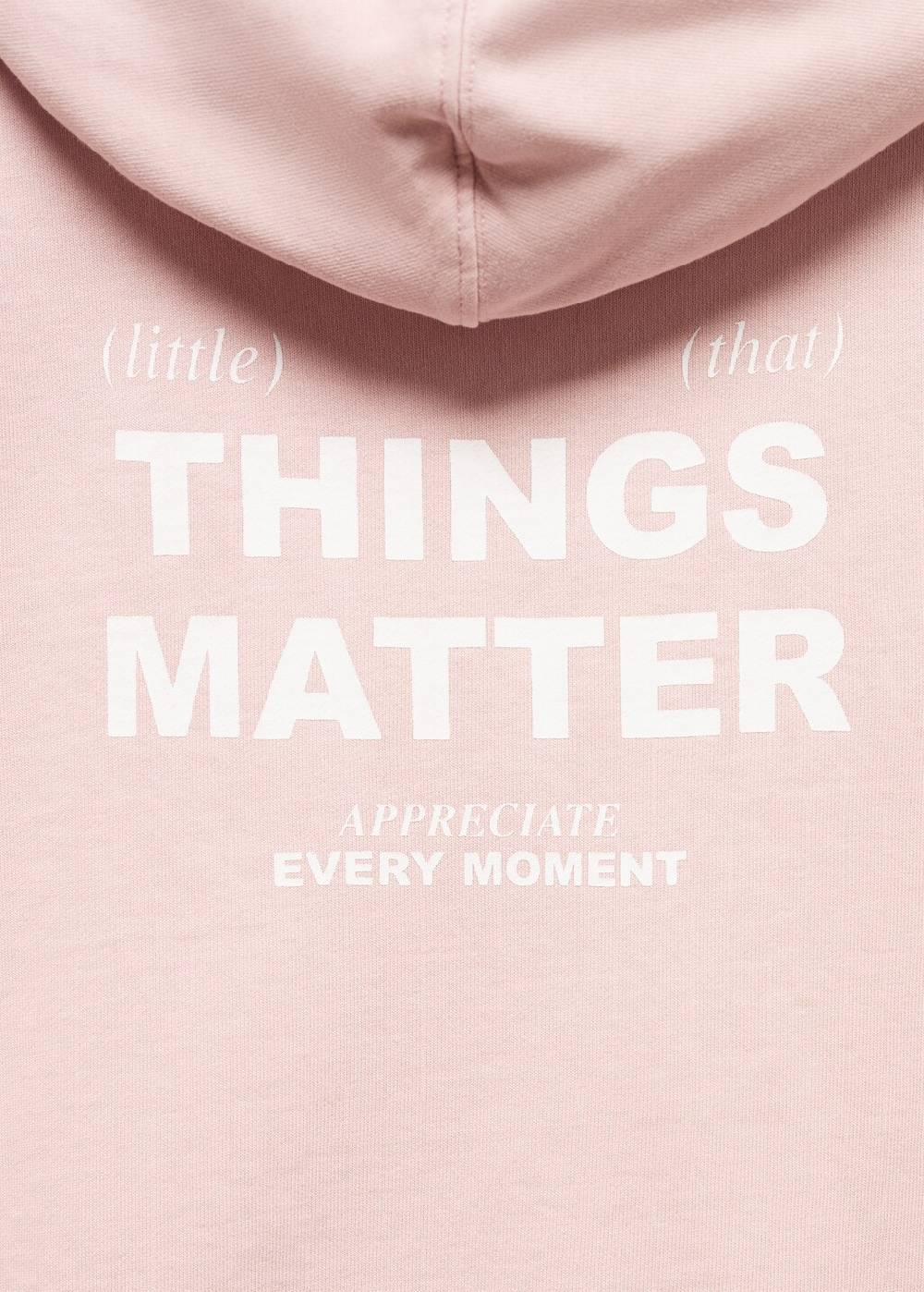 Mango Hoodie mit Schriftzug Kauf eins, bekomm eins gratis