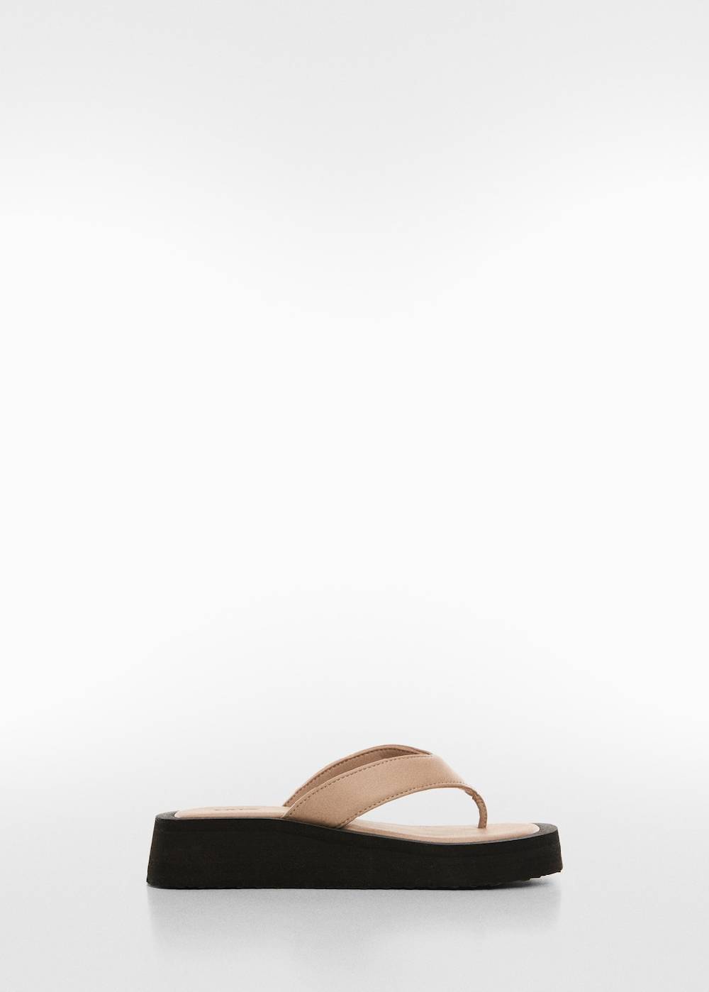 Mango Riemensandalen mit Plateau Tiefpreis