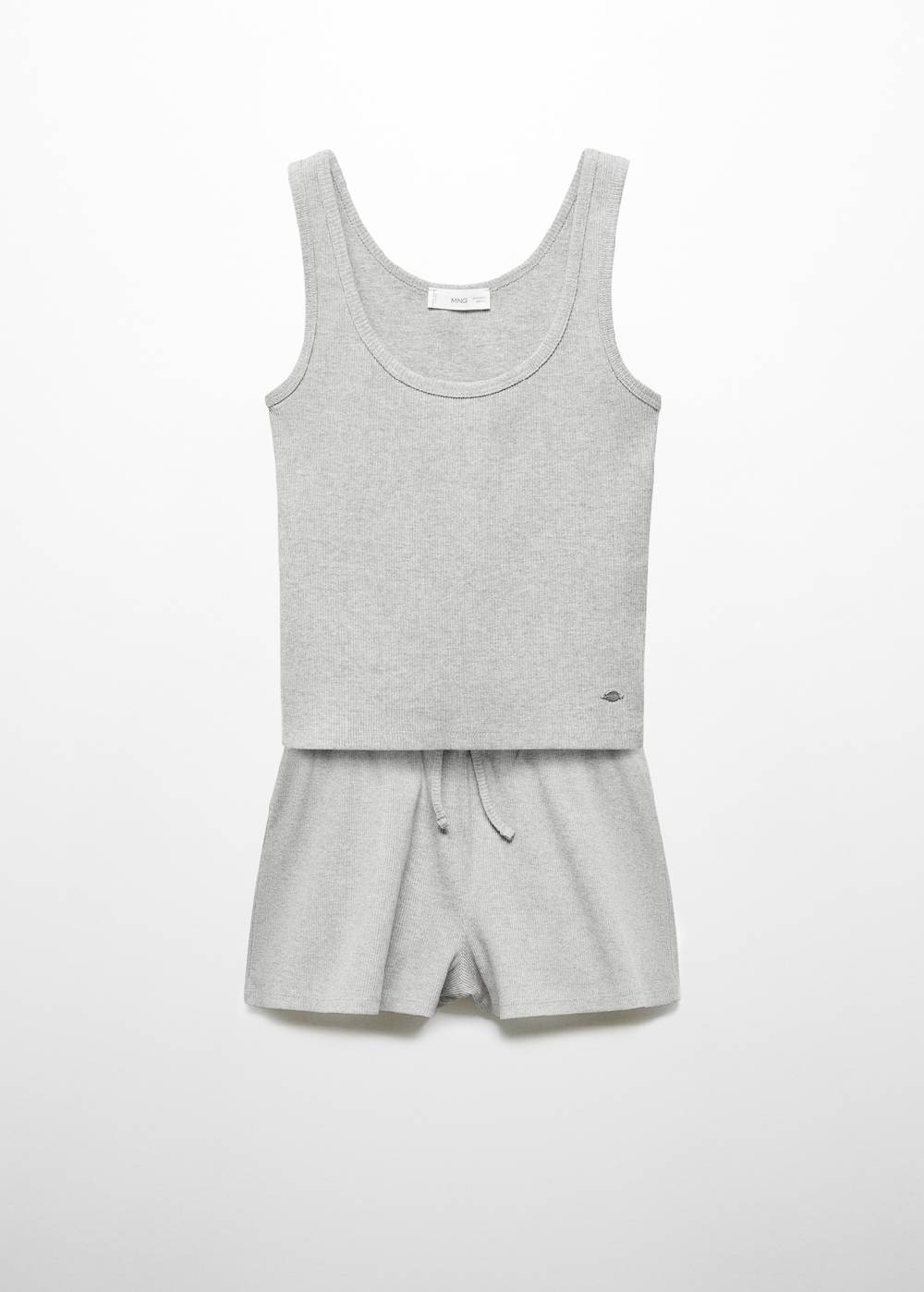 Mango Pack Kurzer Baumwoll-Pyjama Kostenlose Rückgabe