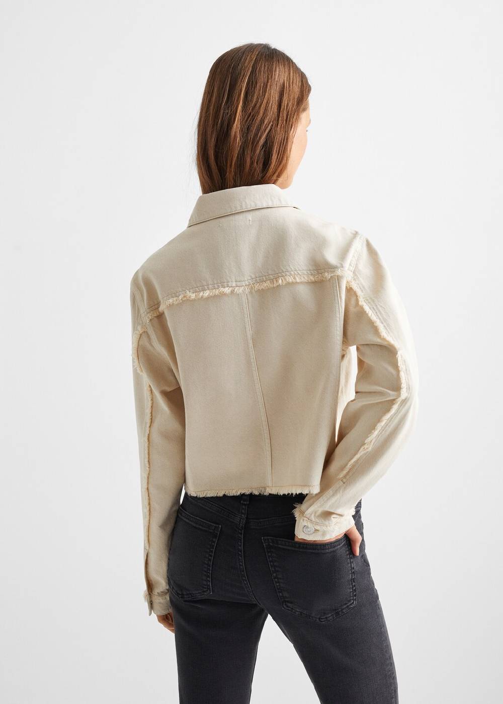 Mango Jeansjacke mit Taschen Letzte 3 Tage