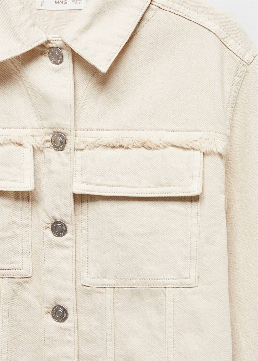 Mango Jeansjacke mit Taschen Letzte 3 Tage