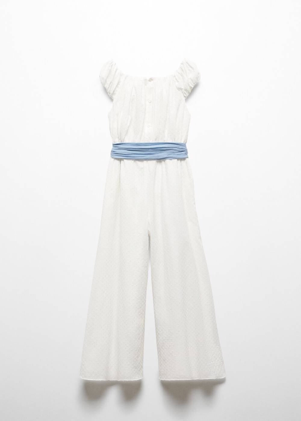 Mango Plumetis-Jumpsuit Letzter Tag