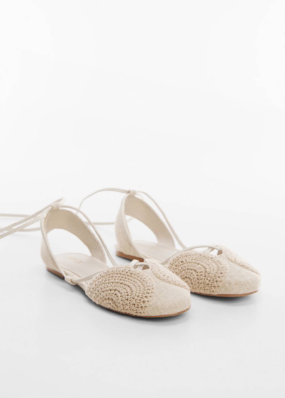 Mango Flacher Riemenschuh Bis zu 50% Rabatt