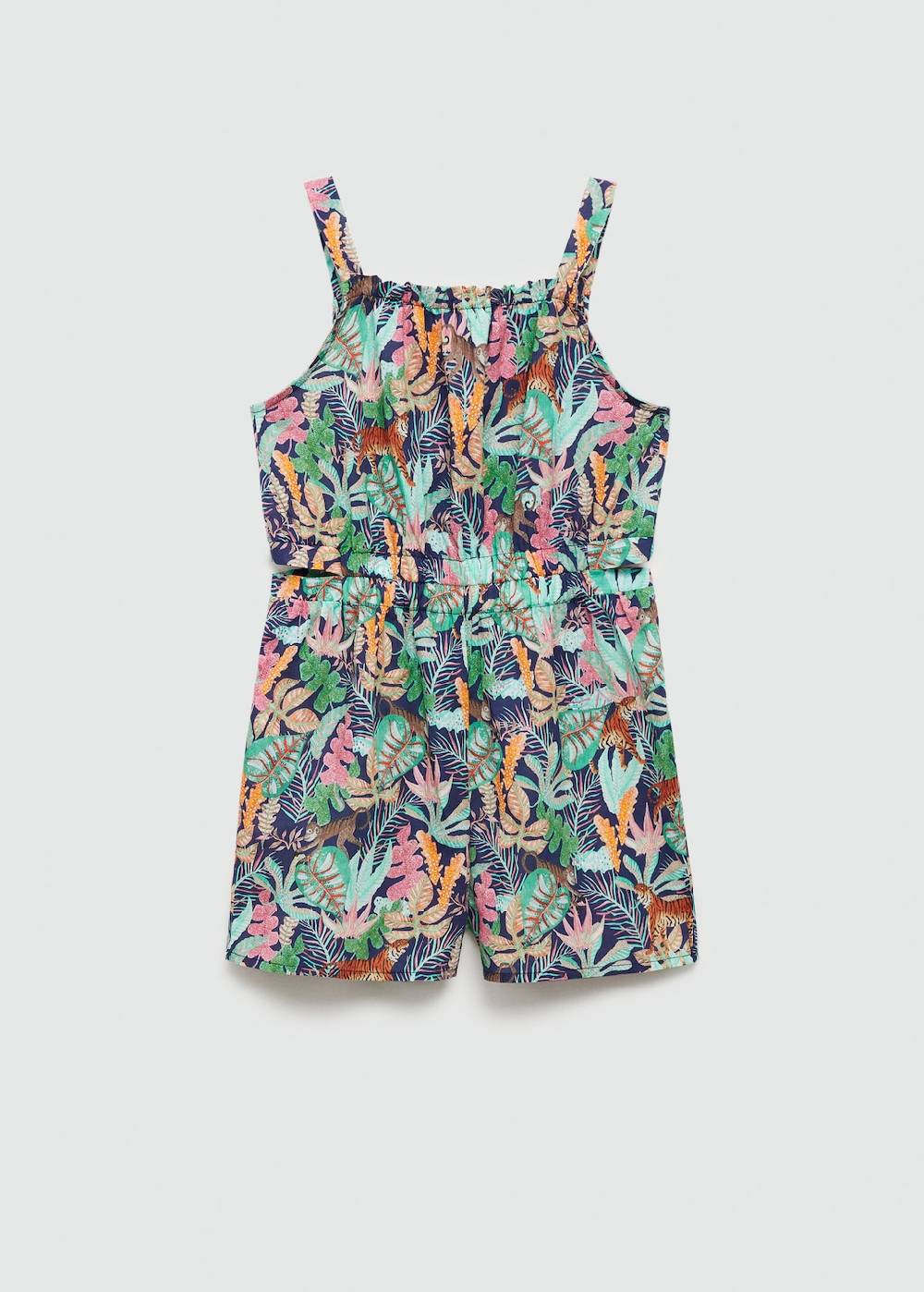 Mango Jumpsuit mit Tropen-Print Bis zu 65% Rabatt