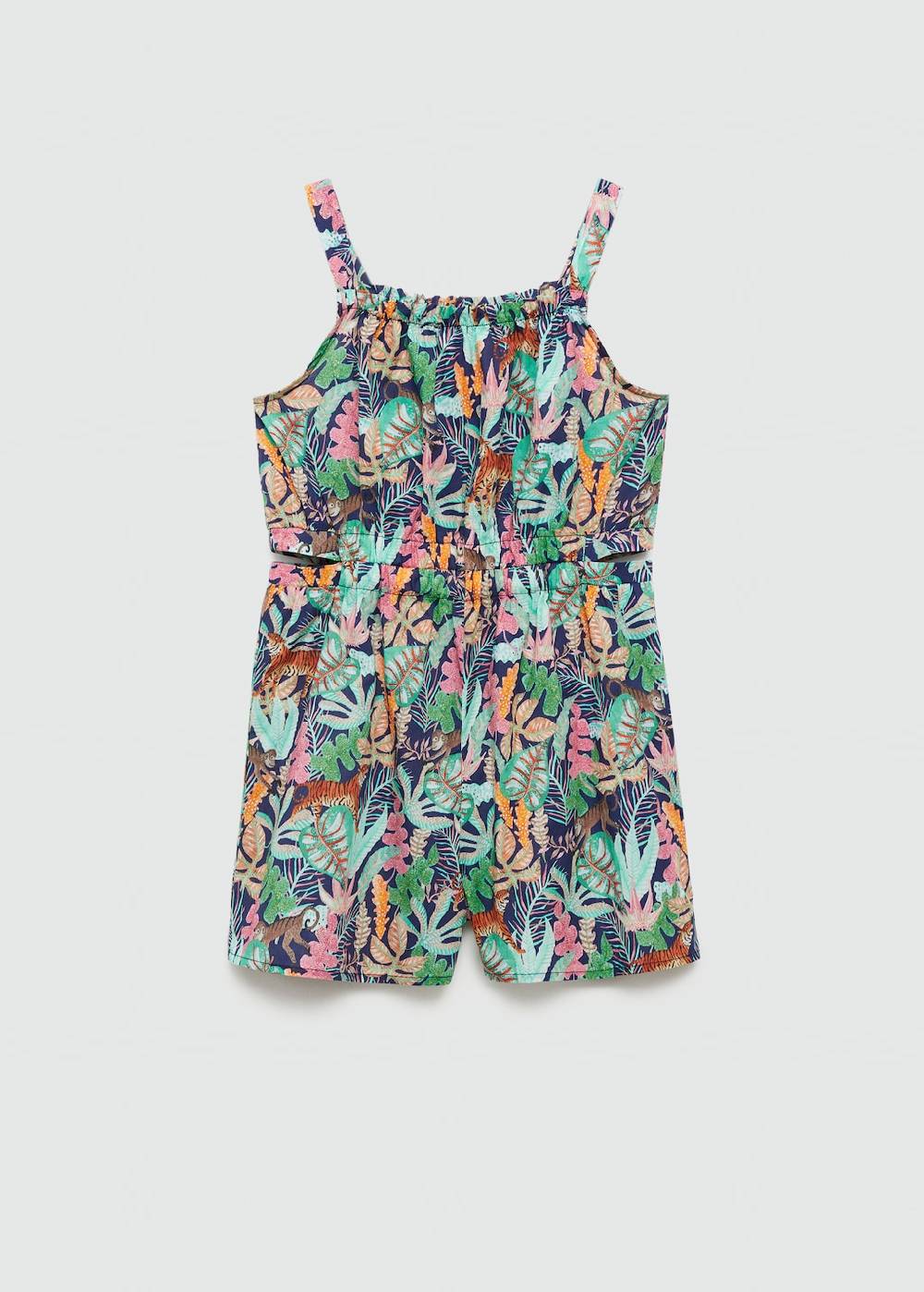 Mango Jumpsuit mit Tropen-Print Bis zu 65% Rabatt
