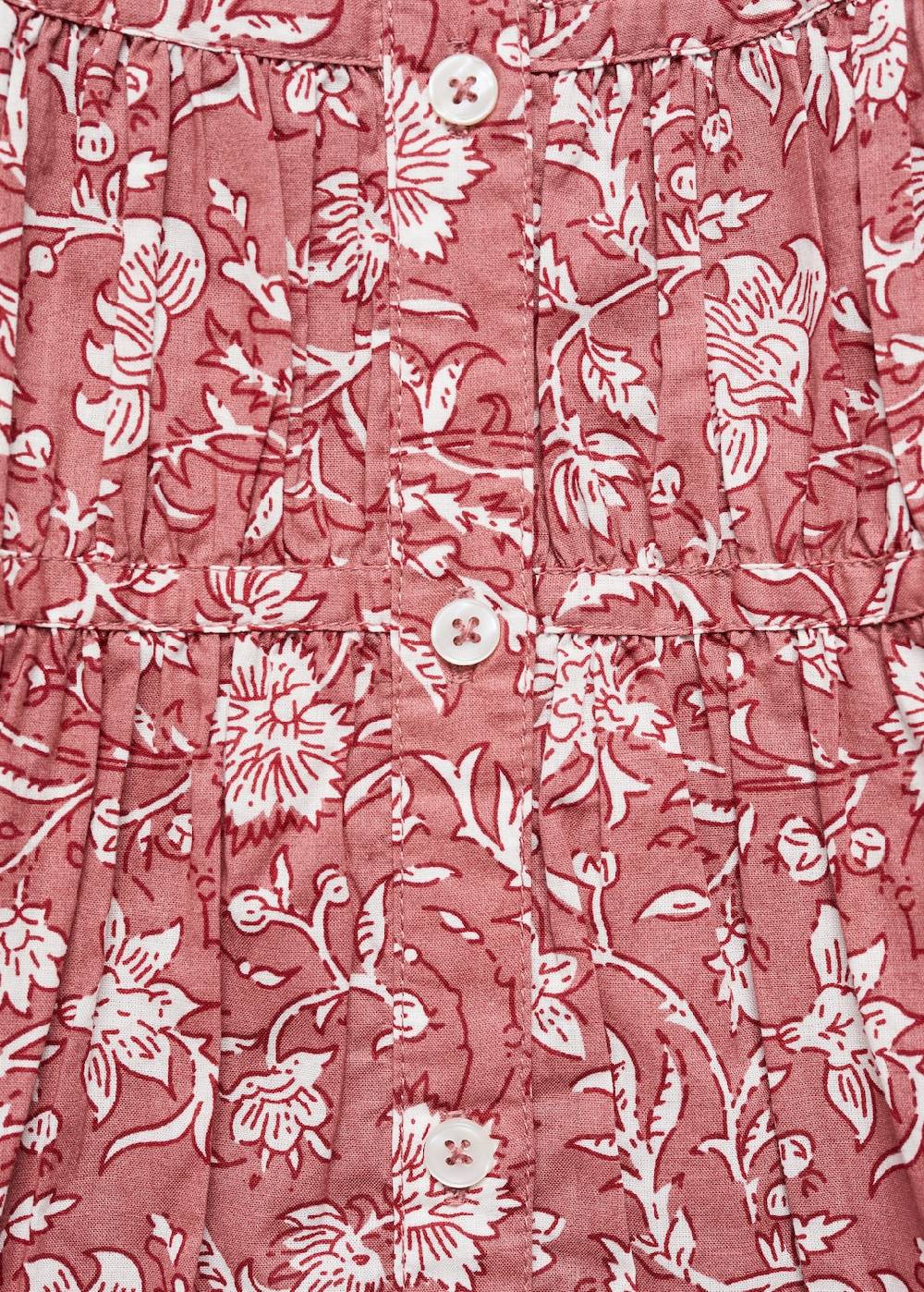 Mango Blumenkleid mit Rüschen Bis zu 55% Rabatt