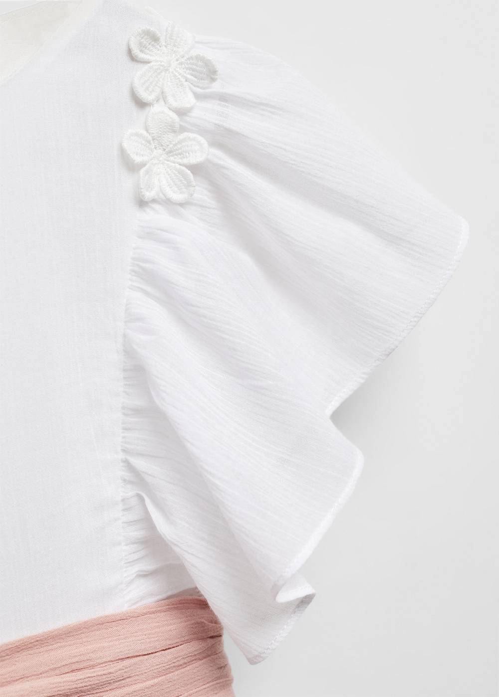 Mango Kleid aus Crinkle-Baumwolle Riesige Rabatte