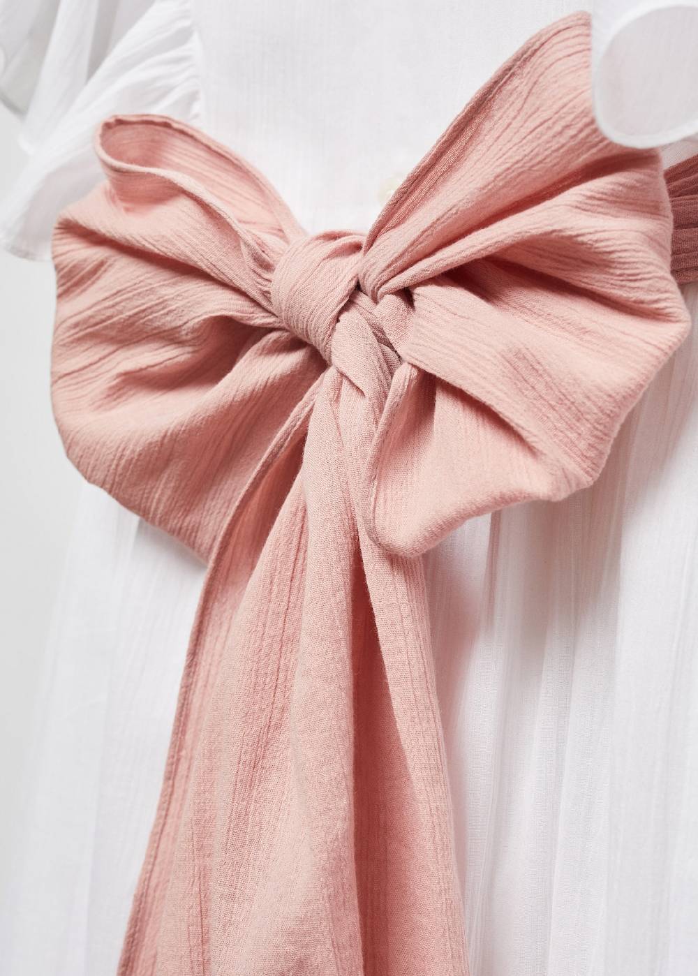 Mango Kleid aus Crinkle-Baumwolle Riesige Rabatte