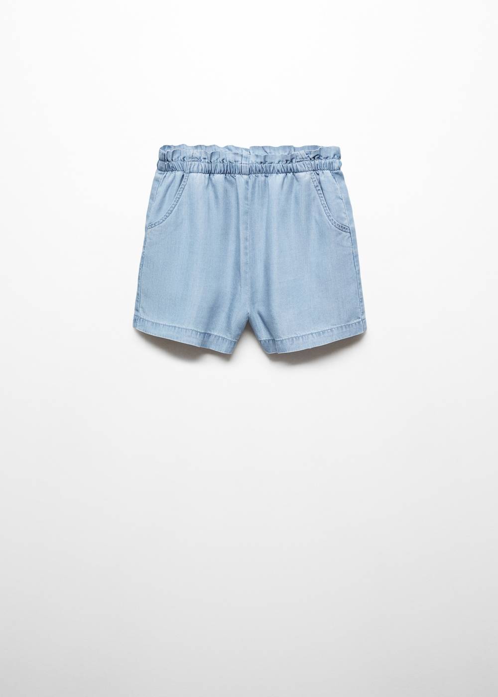 Mango Lyocell-Shorts mit Stretchbund Im Verkauf