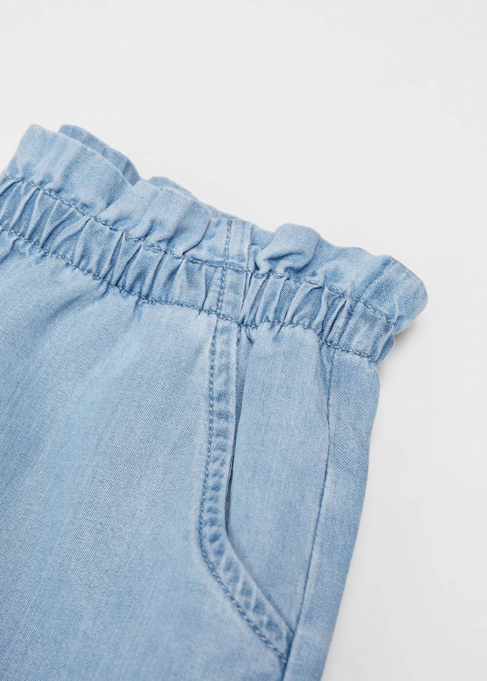 Mango Lyocell-Shorts mit Stretchbund Im Verkauf
