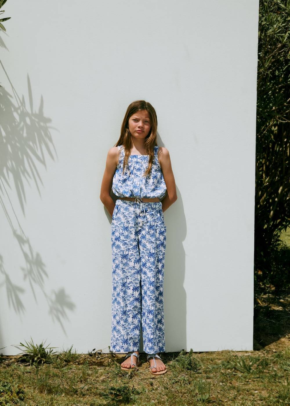 Mango Top mit Palmenprint 50% Rabatt für begrenzte Zeit