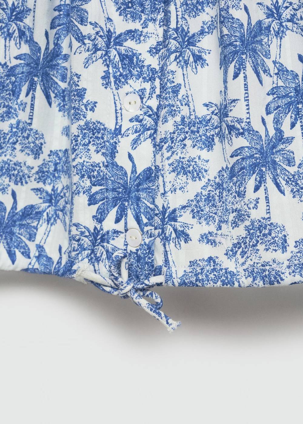 Mango Top mit Palmenprint 50% Rabatt für begrenzte Zeit