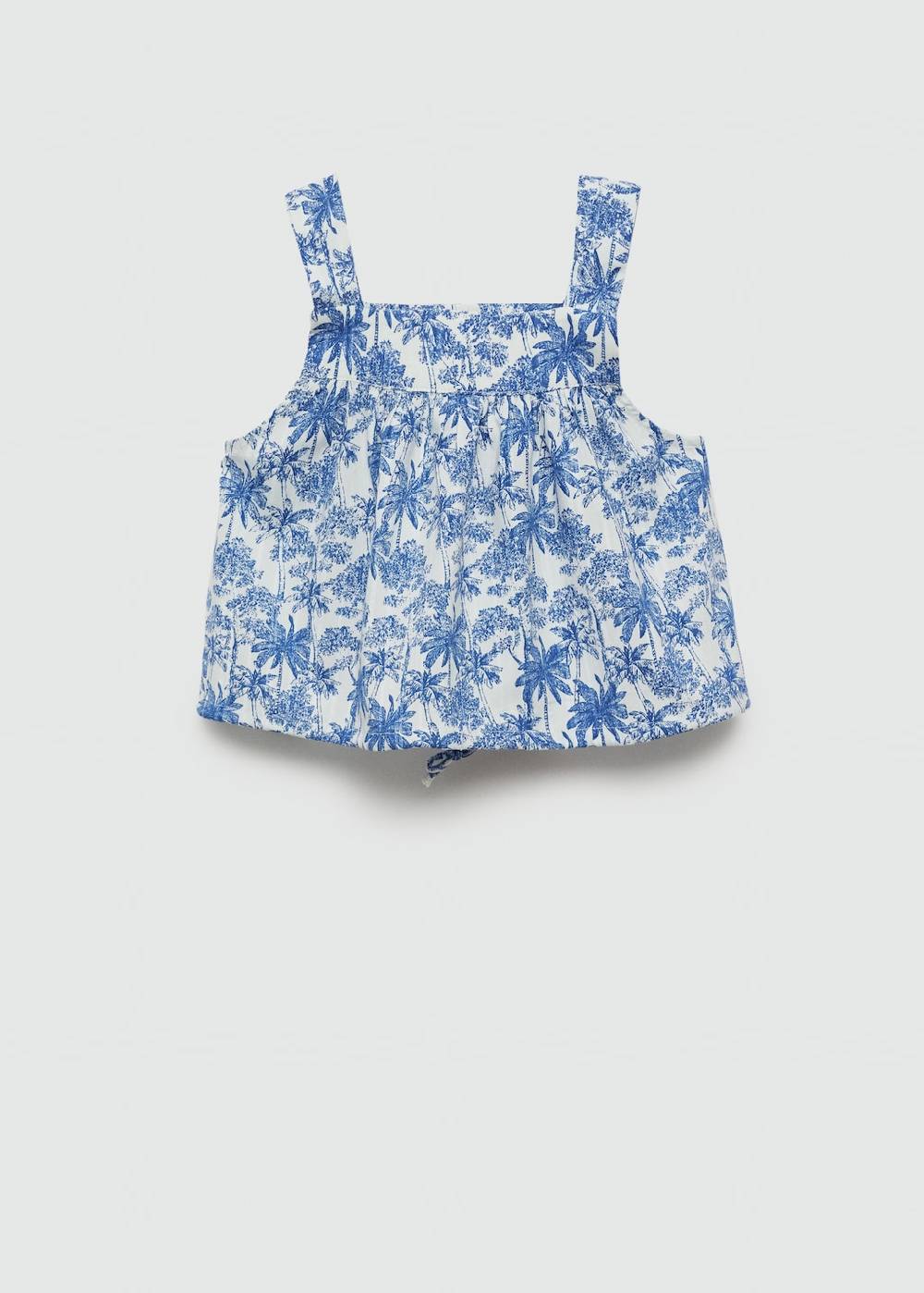 Mango Top mit Palmenprint 50% Rabatt für begrenzte Zeit