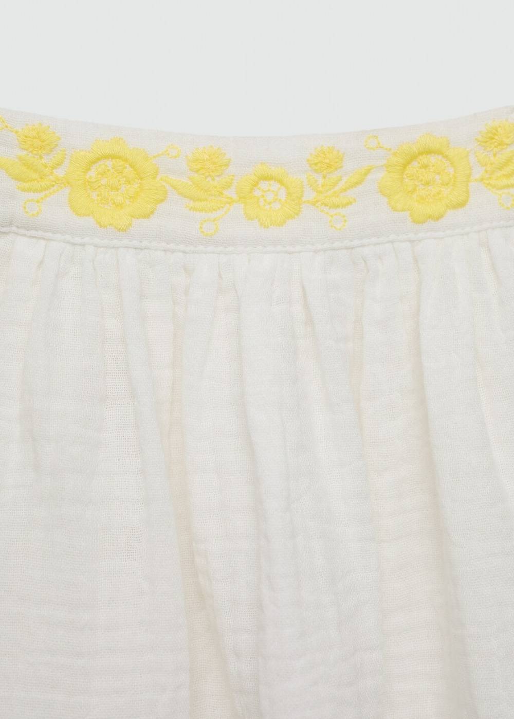 Mango Kleid mit gestickten Details Rabatte dieses Monats