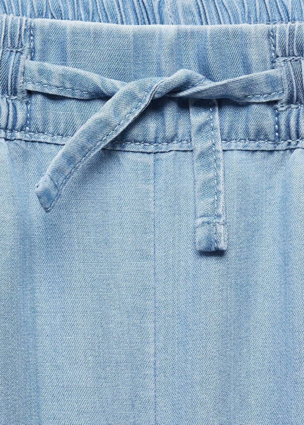 Mango Lyocell-Hose mit Stretchbund Auslauf