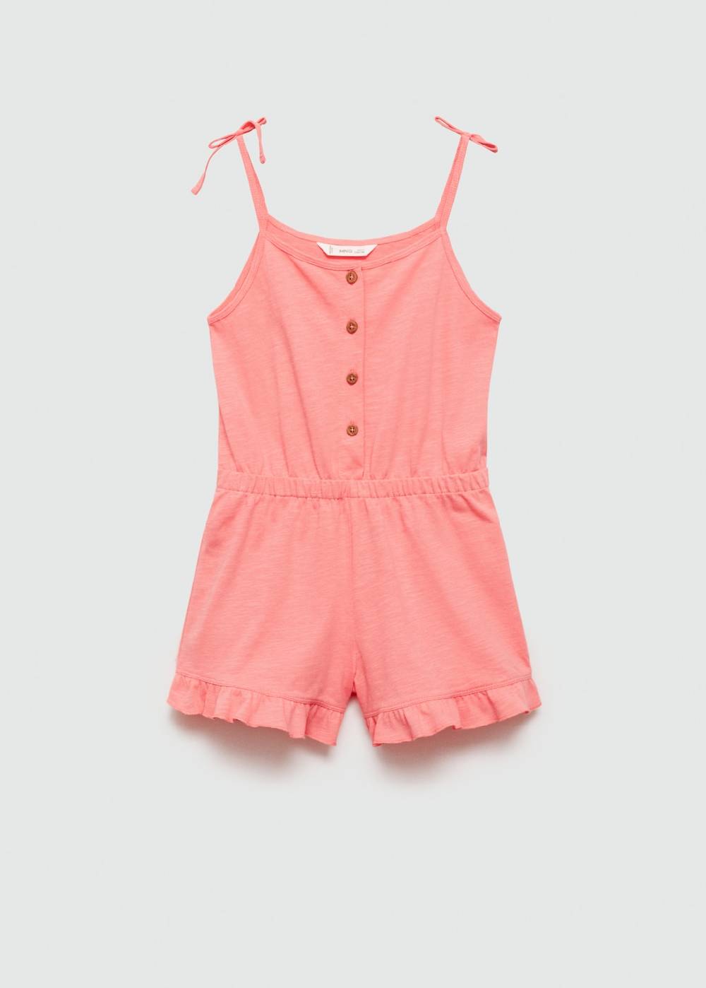 Mango Kurzer Baumwoll-Jumpsuit Meist gekauft