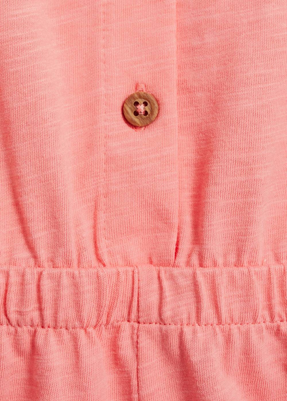 Mango Kurzer Baumwoll-Jumpsuit Meist gekauft
