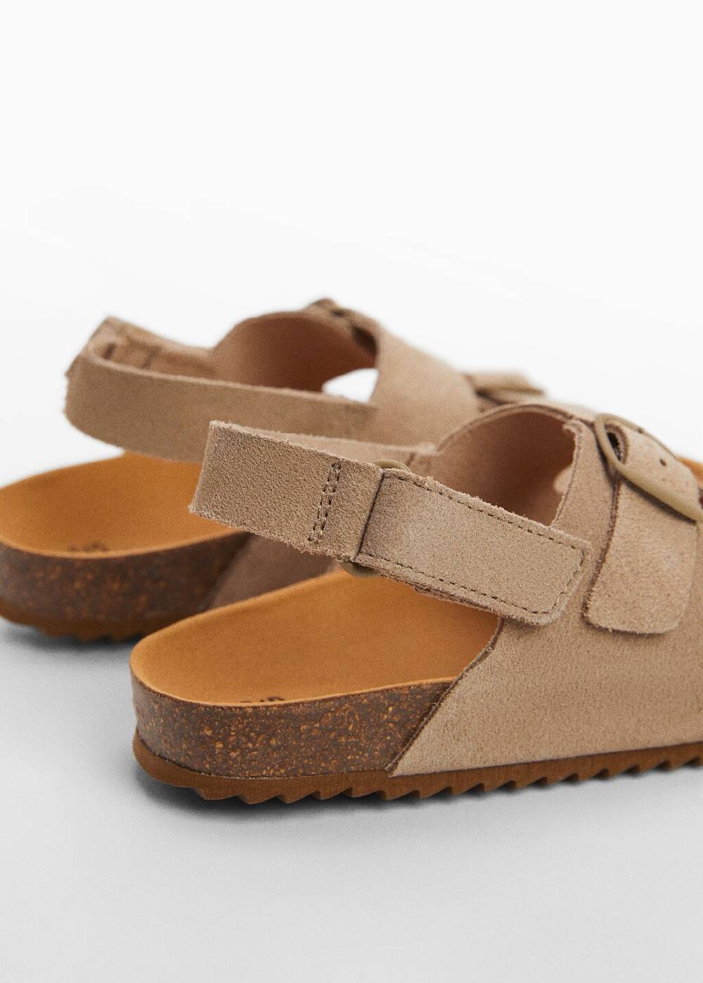 Mango Ledersandalen mit Schnallen Fabrik Onlineshop