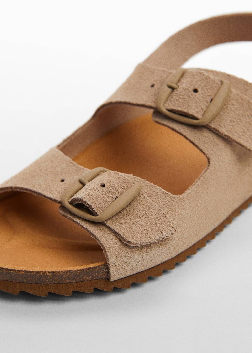 Mango Ledersandalen mit Schnallen Fabrik Onlineshop