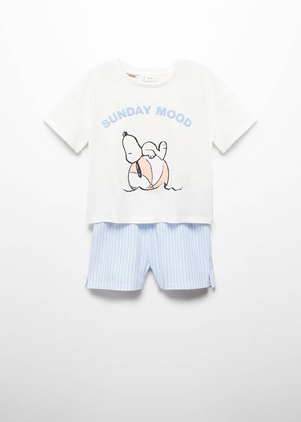 Mango Kurzer Snoopy Pyjama Versandkostenfrei