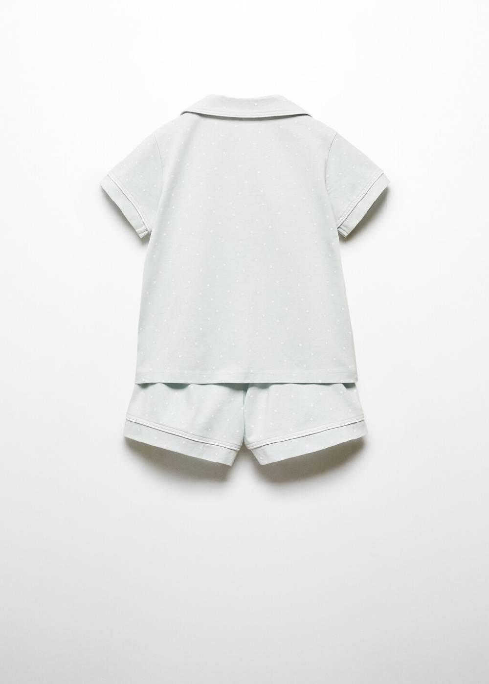 Mango Kurzer Pyjama mit Polka Dots Großer Ausverkauf