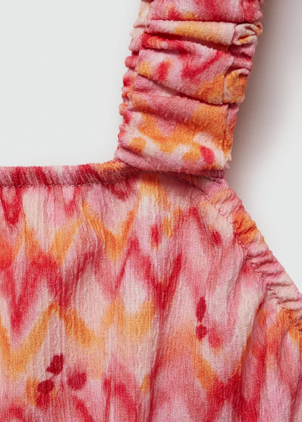 Mango Gemustertes Crop-Top Flash Sale