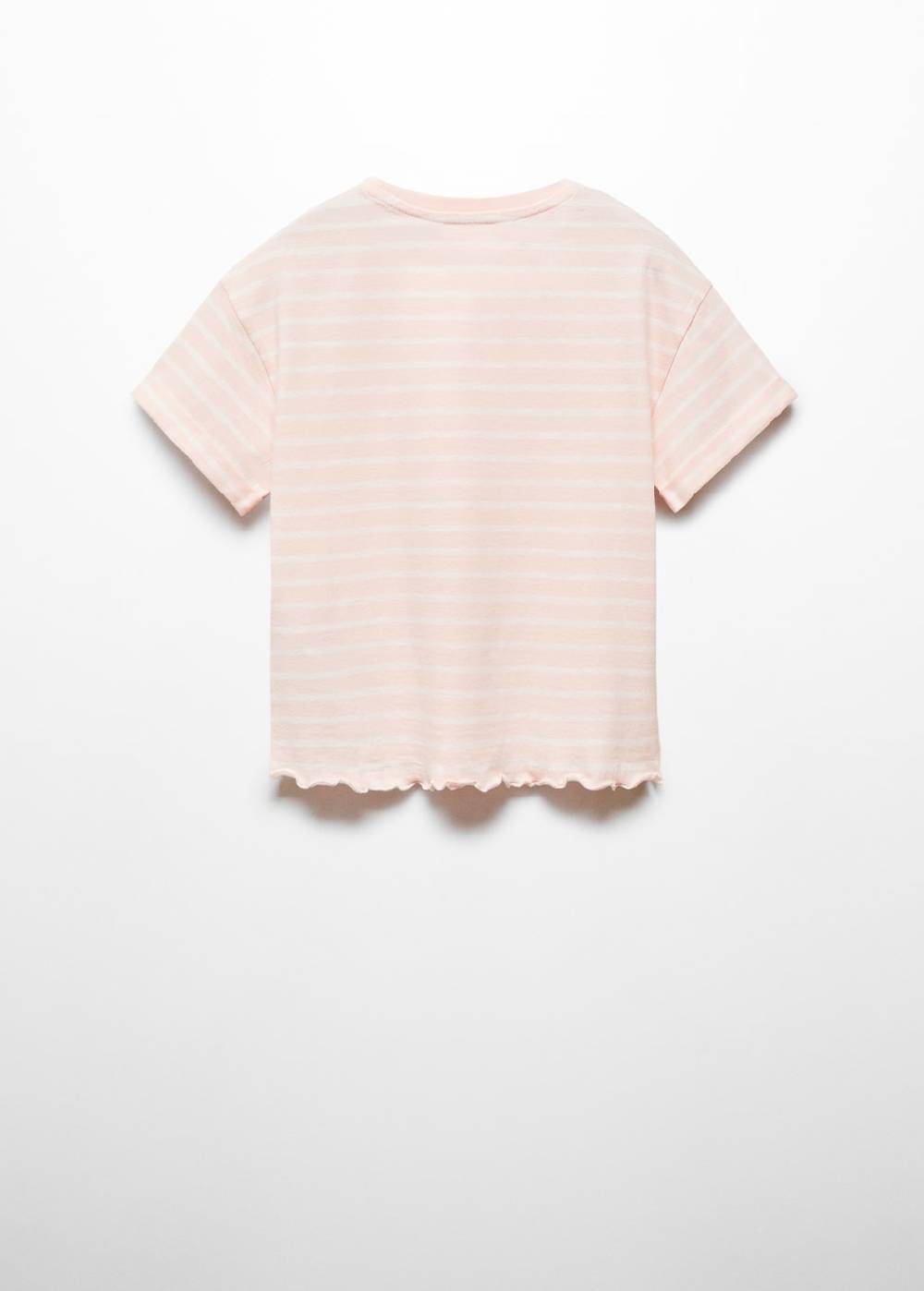 Mango Gestreiftes Baumwoll-Shirt Begrenztes Angebot