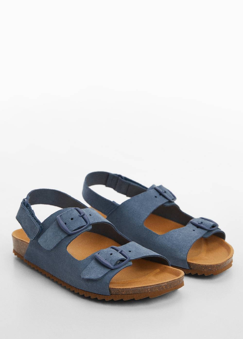 Mango Ledersandalen mit Schnallen Online Shopping