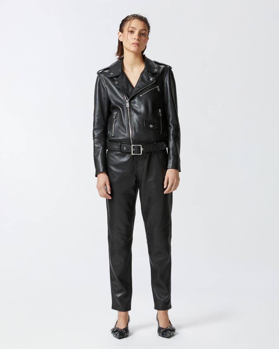 Pinko Bikerjacke aus weichem Nappaleder Auslauf