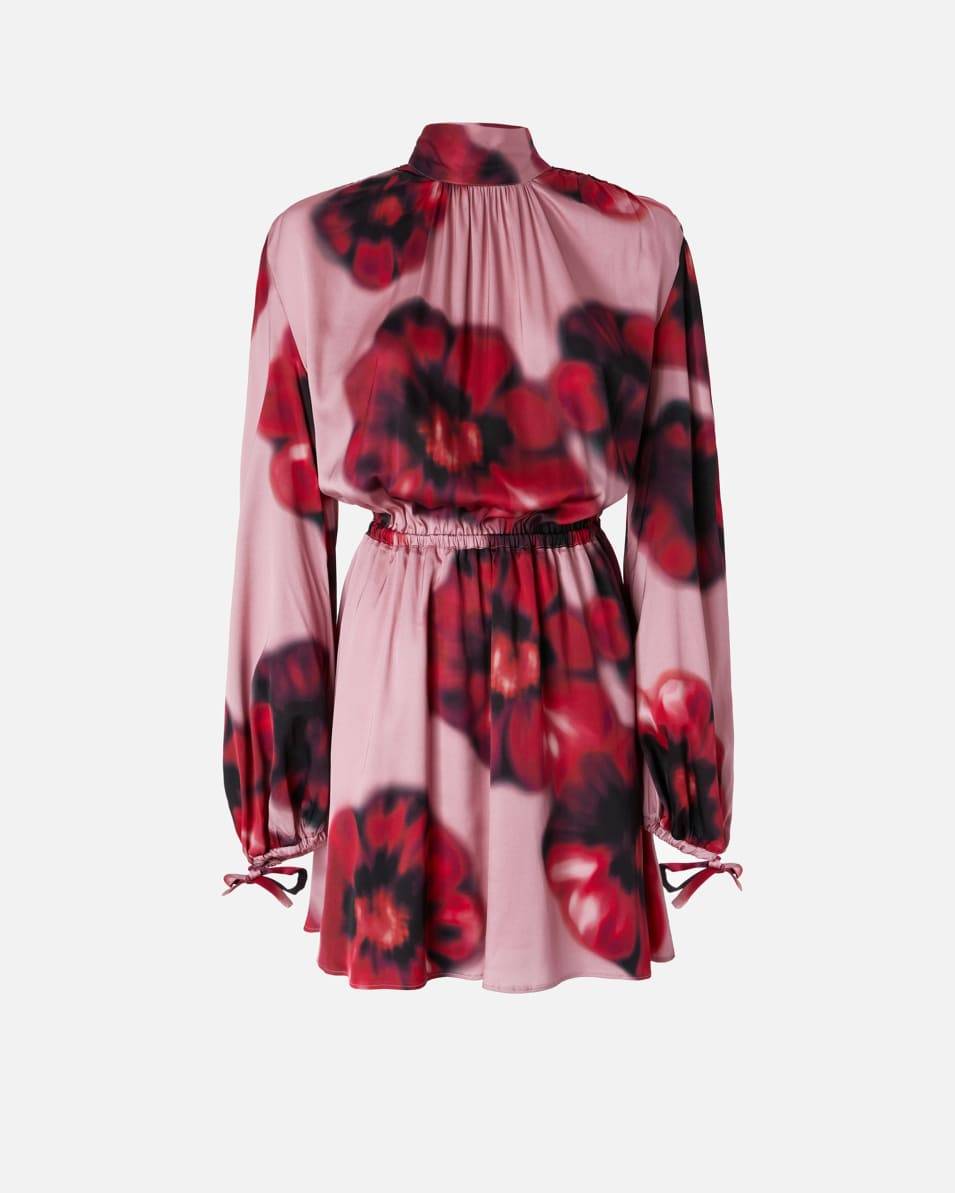 Pinko Rückenfreies Minikleid mit Blumenprint Fabrik Onlineshop