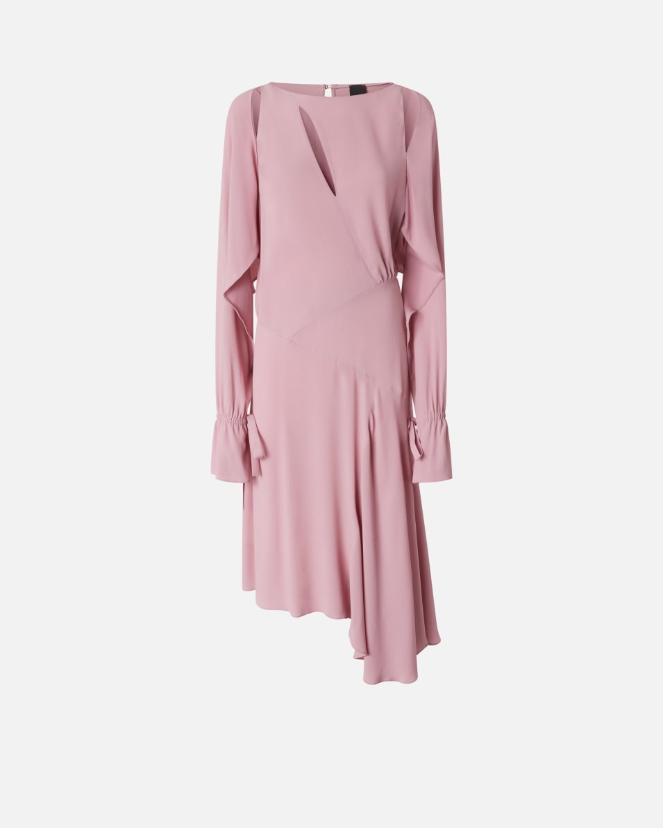 Pinko Asymmetrisches Midikleid aus Crêpe Flash Sale