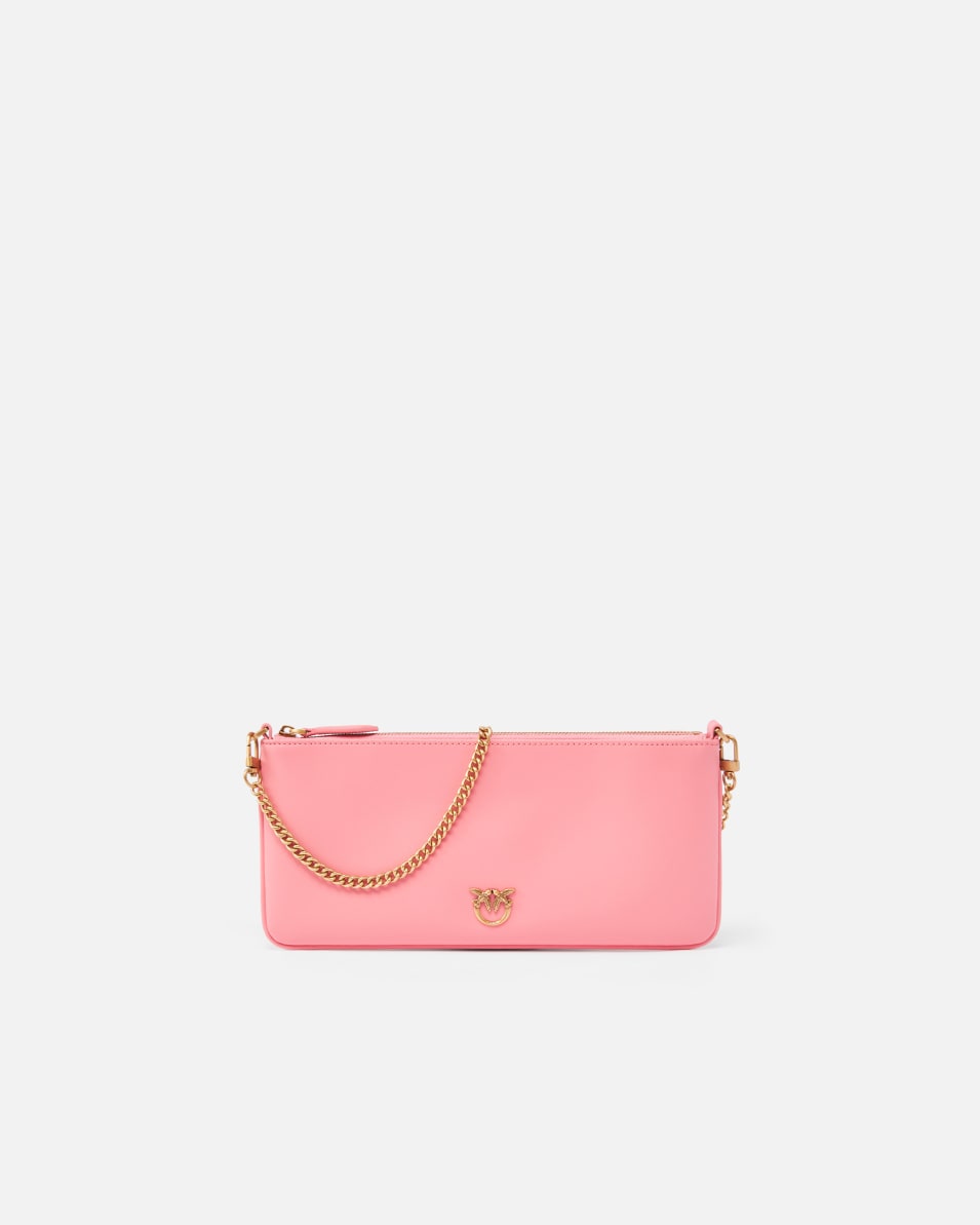 Pinko Horizontal Flat Bag aus Leder Lagerräumung