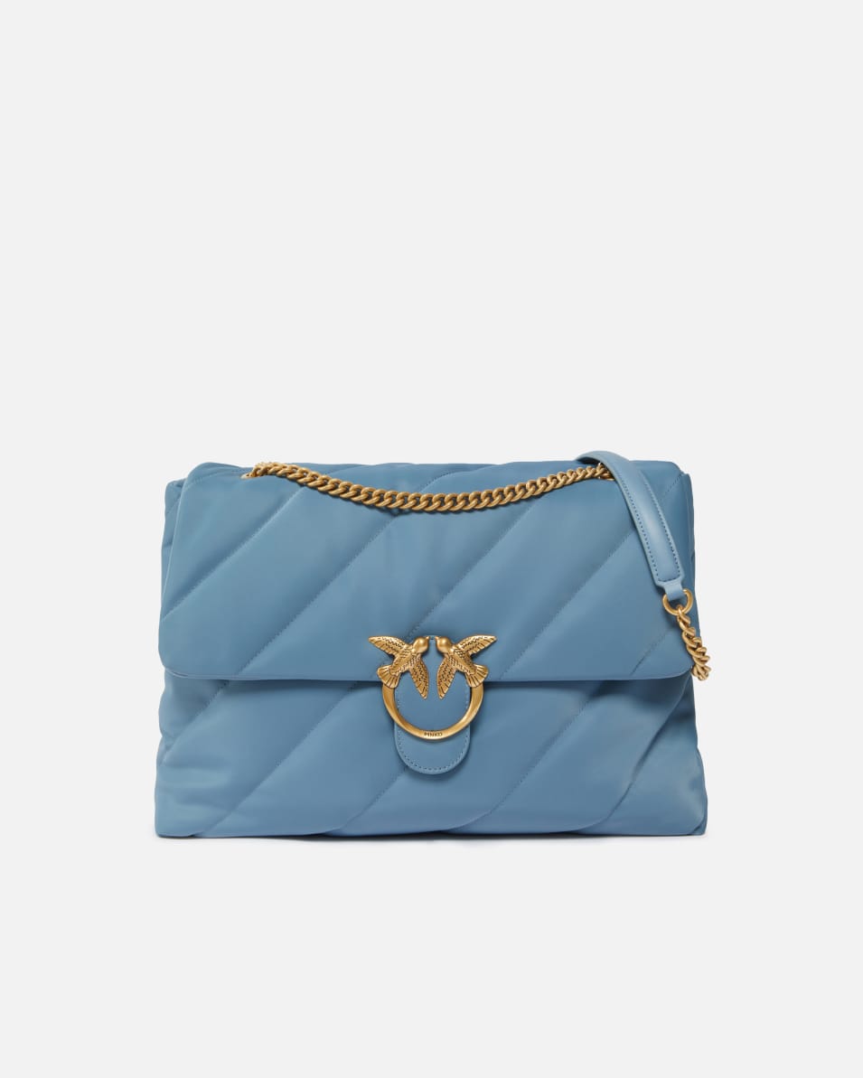 Pinko Große gesteppte Love Bag aus recyceltem Stoff Zeitlich begrenztes Angebot