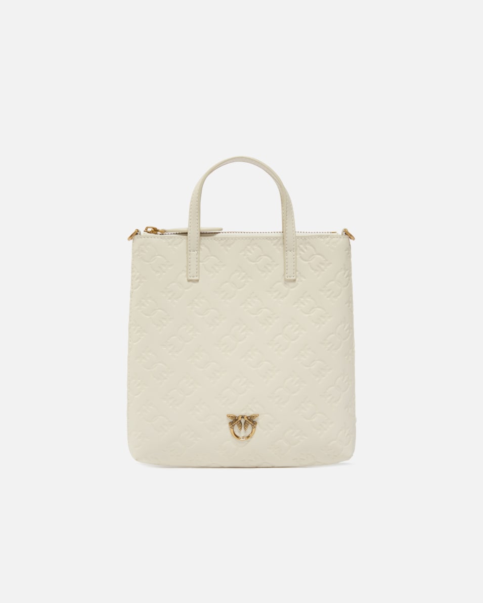 Pinko Mini Shopper Monogramm-Logo Große Rabatte