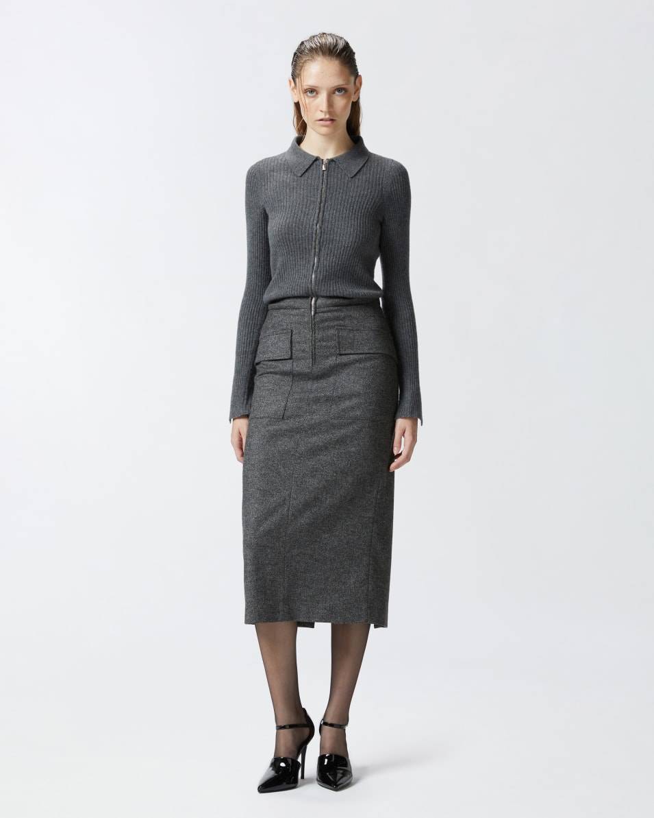 Pinko Strickkleid in zweiteiliger Optik Clearance-Verkauf