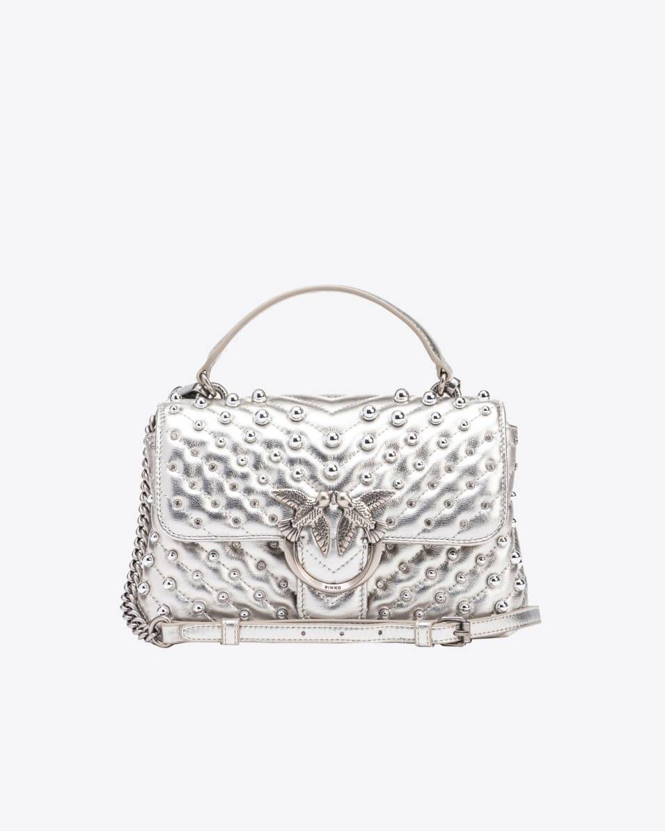 Pinko Mini Lady Love Bag Puff Metal mit Applikationen 2025