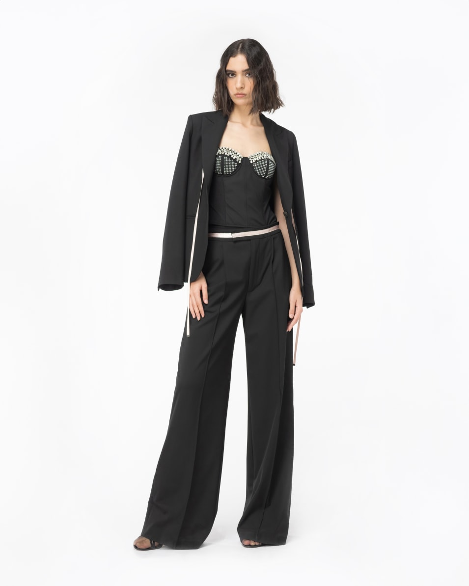 Pinko Bustier-Top mit Strass Reimagine PINKO by Patrick McDowell Blitzverkäufe