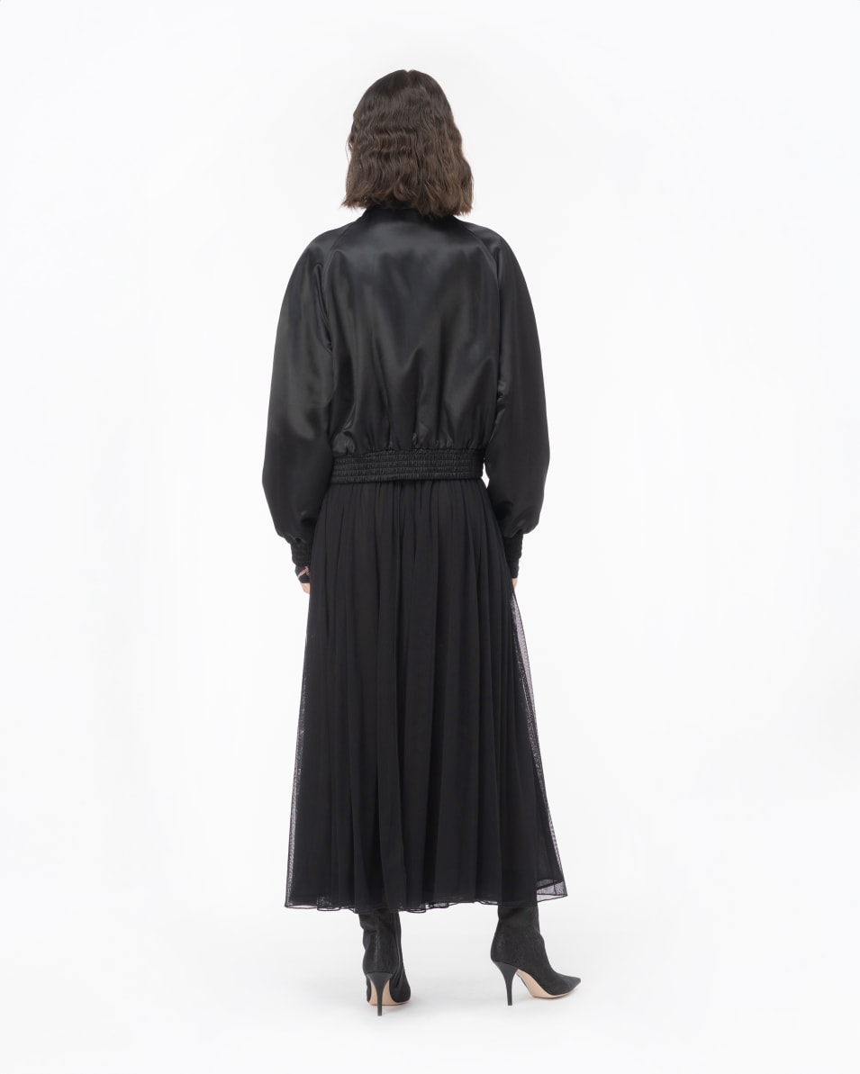 Pinko Bomberjacke aus Satin Reimagine PINKO by Patrick McDowell Günstig kaufen