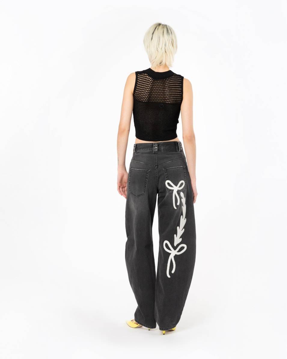 Pinko Crop-Top Netzgewebe Riesige Ersparnisse