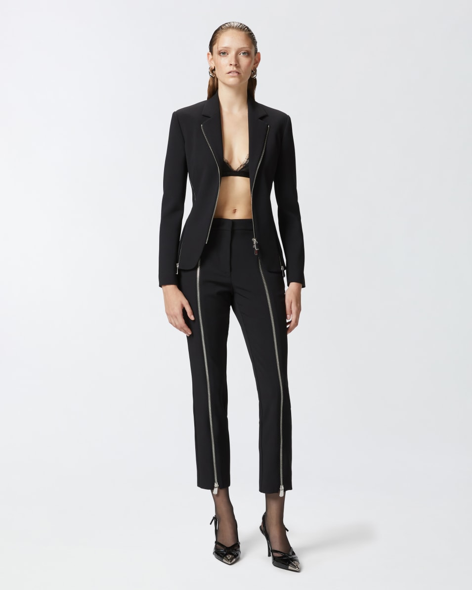 Pinko Hose im Slim Fit mit Metallreißverschluss Fabrikverkauf