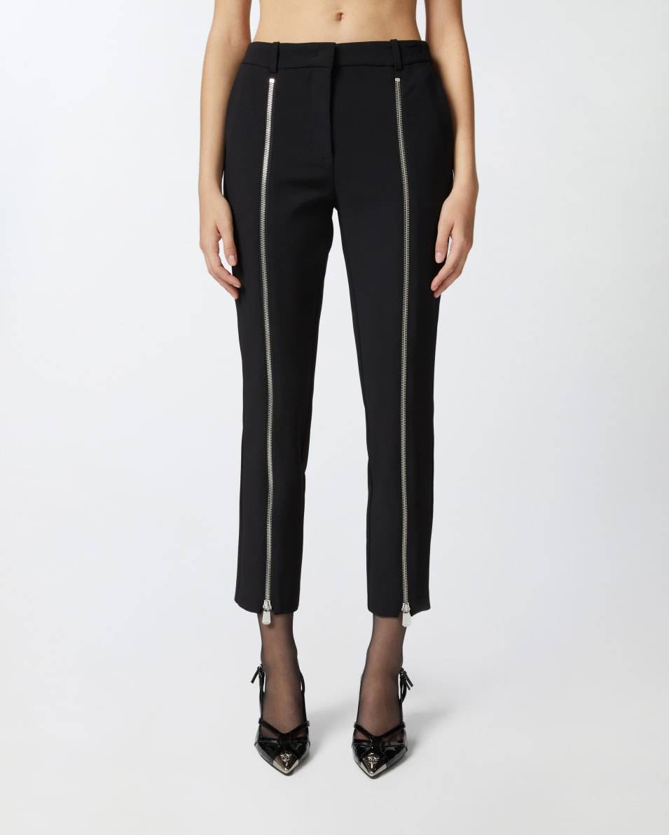 Pinko Hose im Slim Fit mit Metallreißverschluss Fabrikverkauf