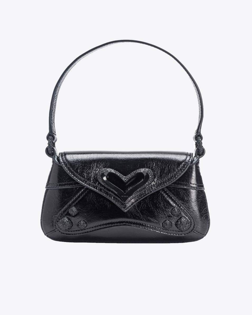 Pinko Baby 520 Bag Knautschlack Vintage Riesige Ersparnisse