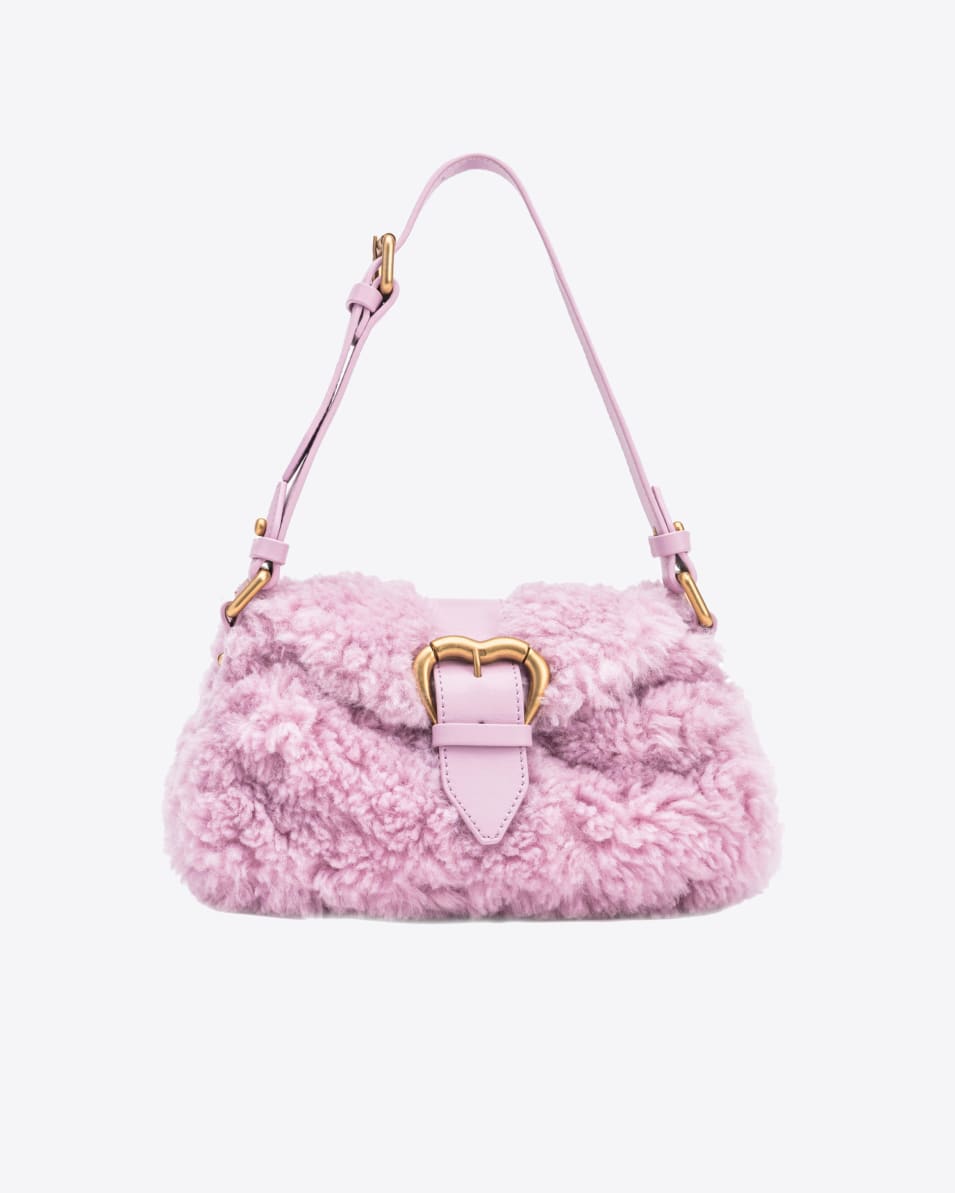 Pinko Mini Jolene Bag Kunstfell Super Sparpreis