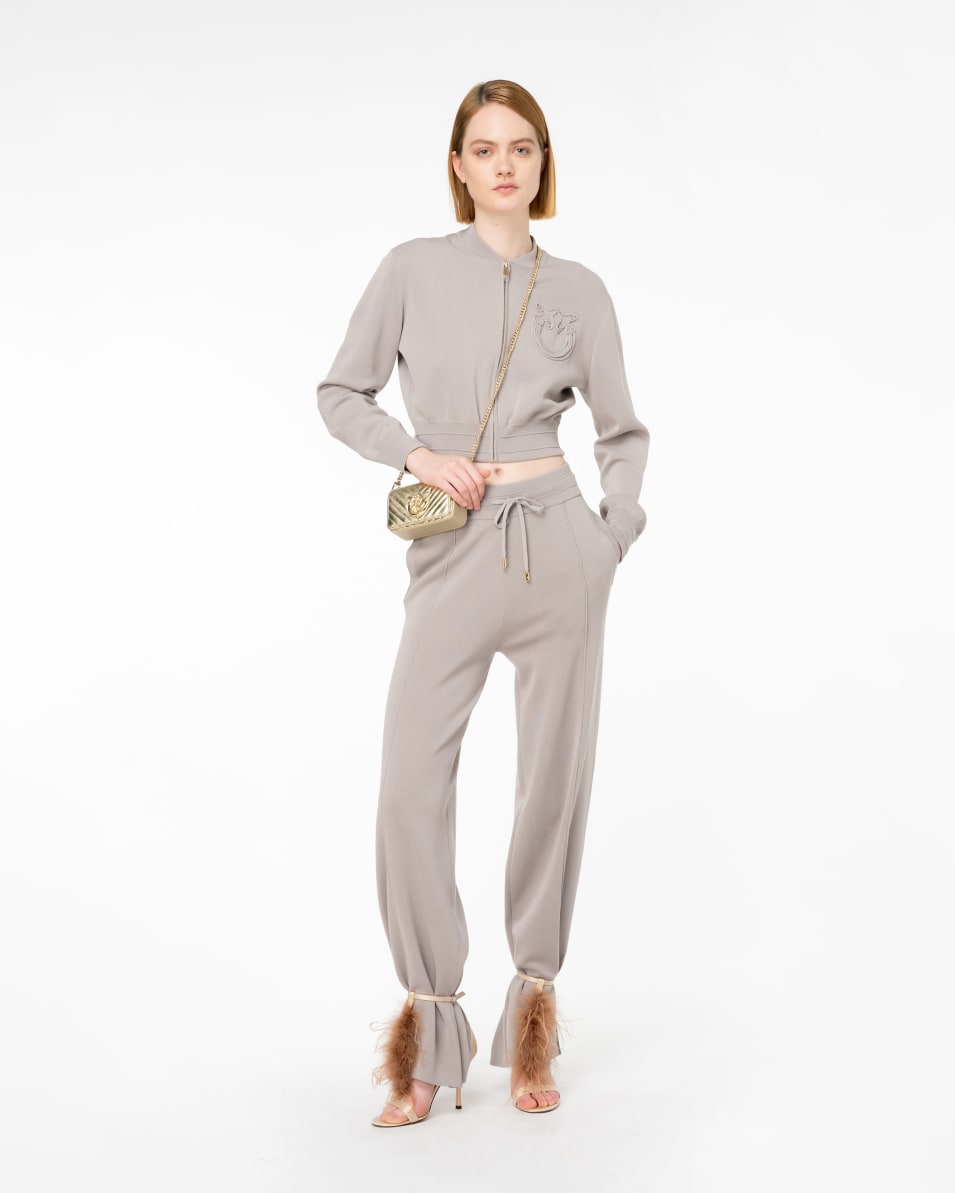 Pinko Kurze Sweatjacke im Bomberstil Letzte 2 Tage
