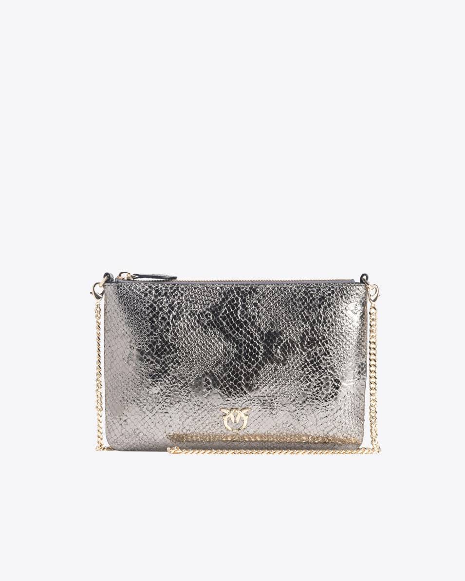 Pinko Classic Flat Love Bag Reptil gestanzt PINKO Galleria Exklusive Angebote
