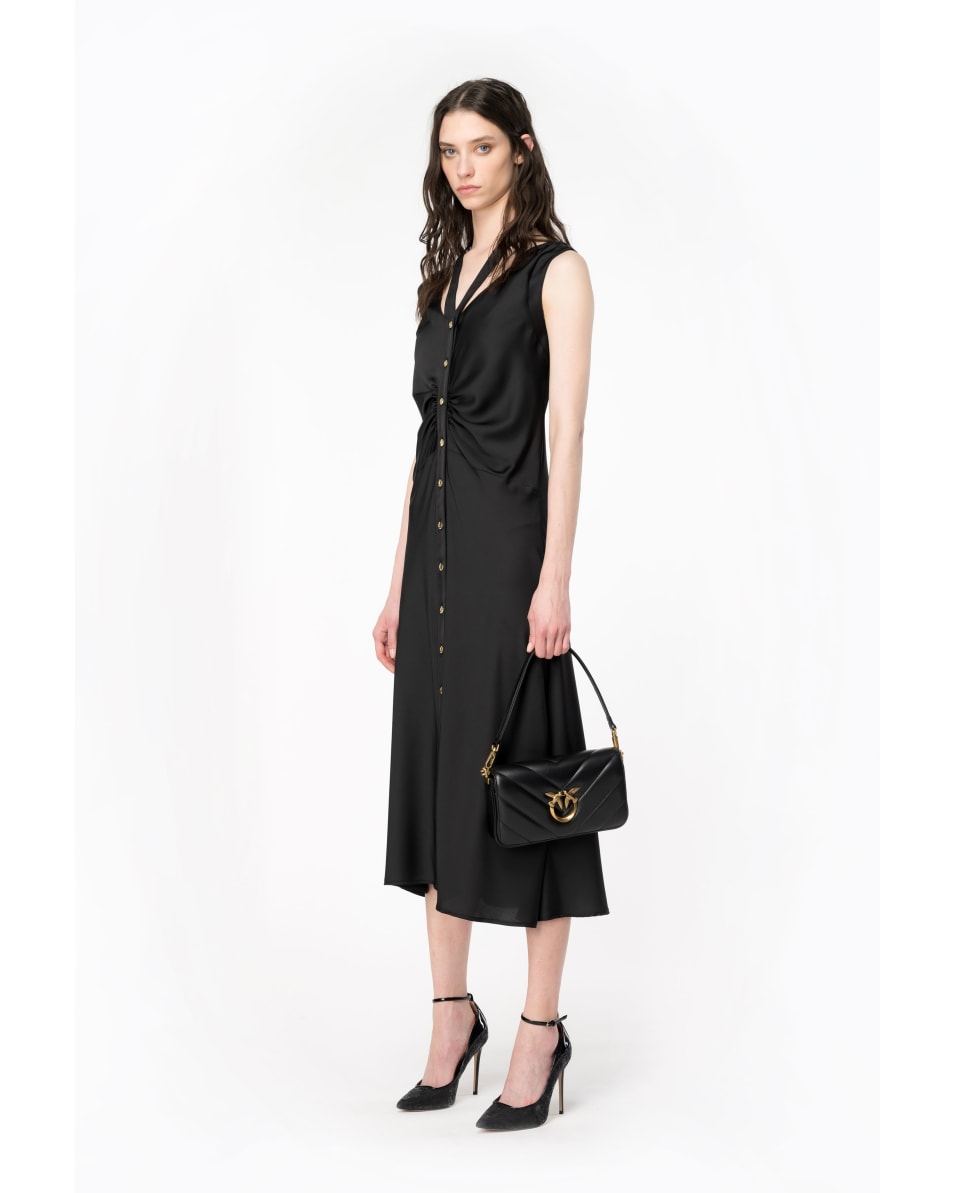 Pinko Midikleid aus mattem Satin Super Sparpreis